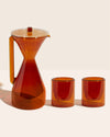 Pour Over Carafe + Double Wall Glasses