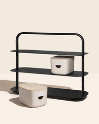 The Open Spaces Entry Way Bundle in Black on a cream background. 