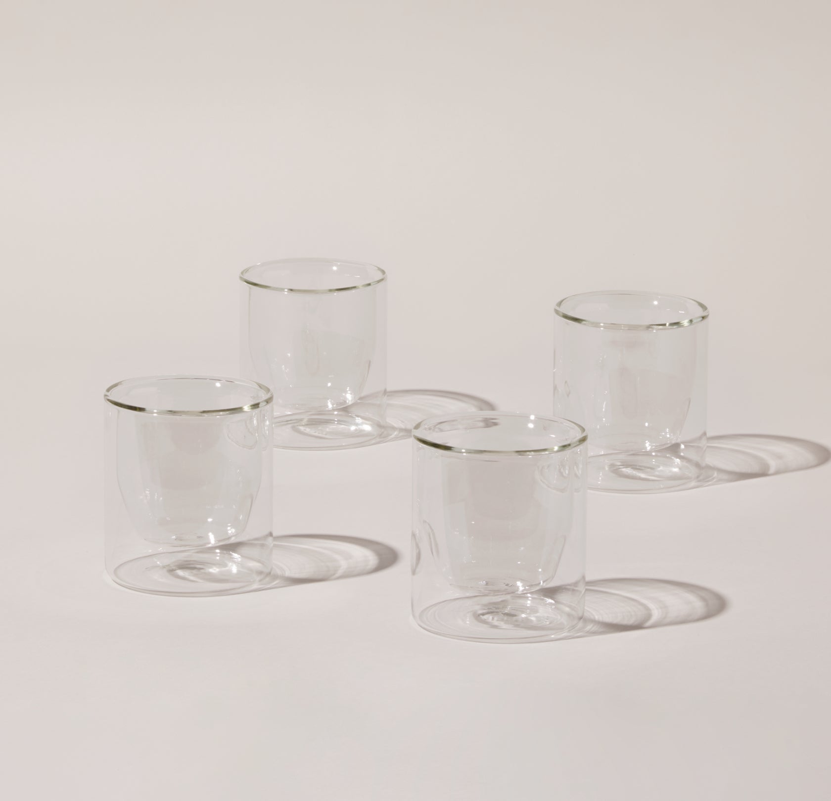 Double Wall Glasses 6oz - Pack of 4