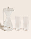 Pour Over Carafe + Century Glasses