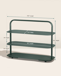 Dimensions of the Entryway Rack 